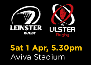 Ulster Rugby Bus Trip to Aviva Stadium, Dublin – Saturday 1st April 2023
