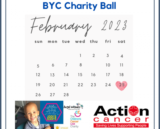 BYC Charity Ball – Saturday 25th February 2023