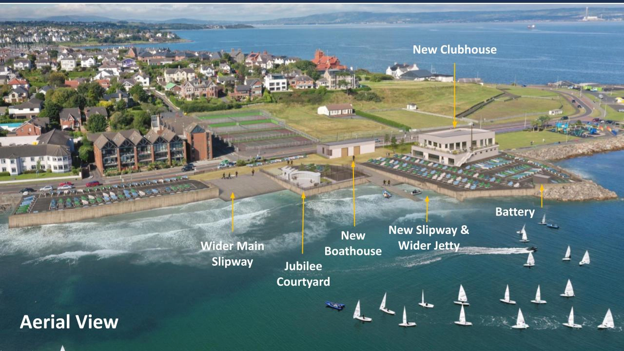 BYC Redevelopment - proposed plans aerial view