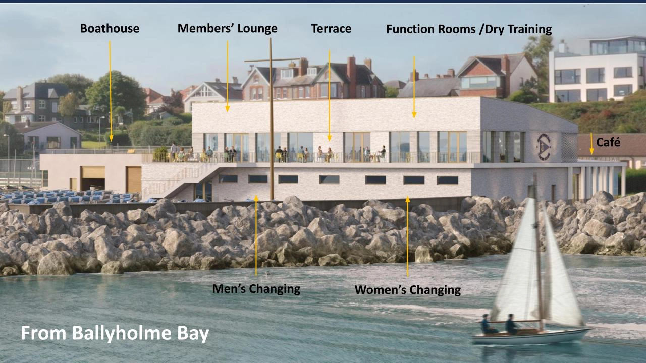 BYC Redevelopment - proposed plans view from the sea