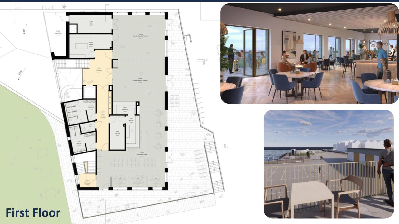 BYC Redevelopment - proposed plans first floor