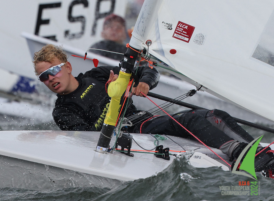 ILCA 6 Youth European Championships 2024 - mobile - sailing - blonde male
