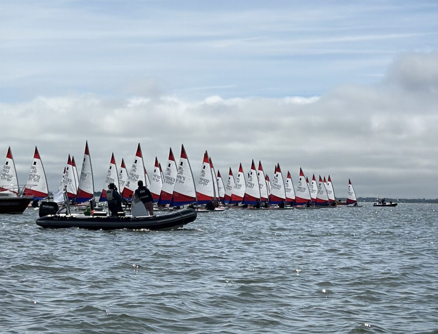 Ballyholme Sailors Thrive in Testing Conditions at Topper Nationals